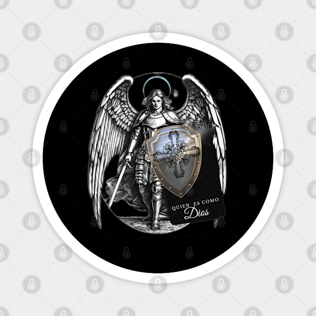 San Michael Arcangelus Magnet by leeloolook